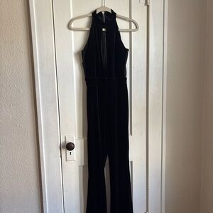 Shinestar Classic Black Halter Jumpsuit